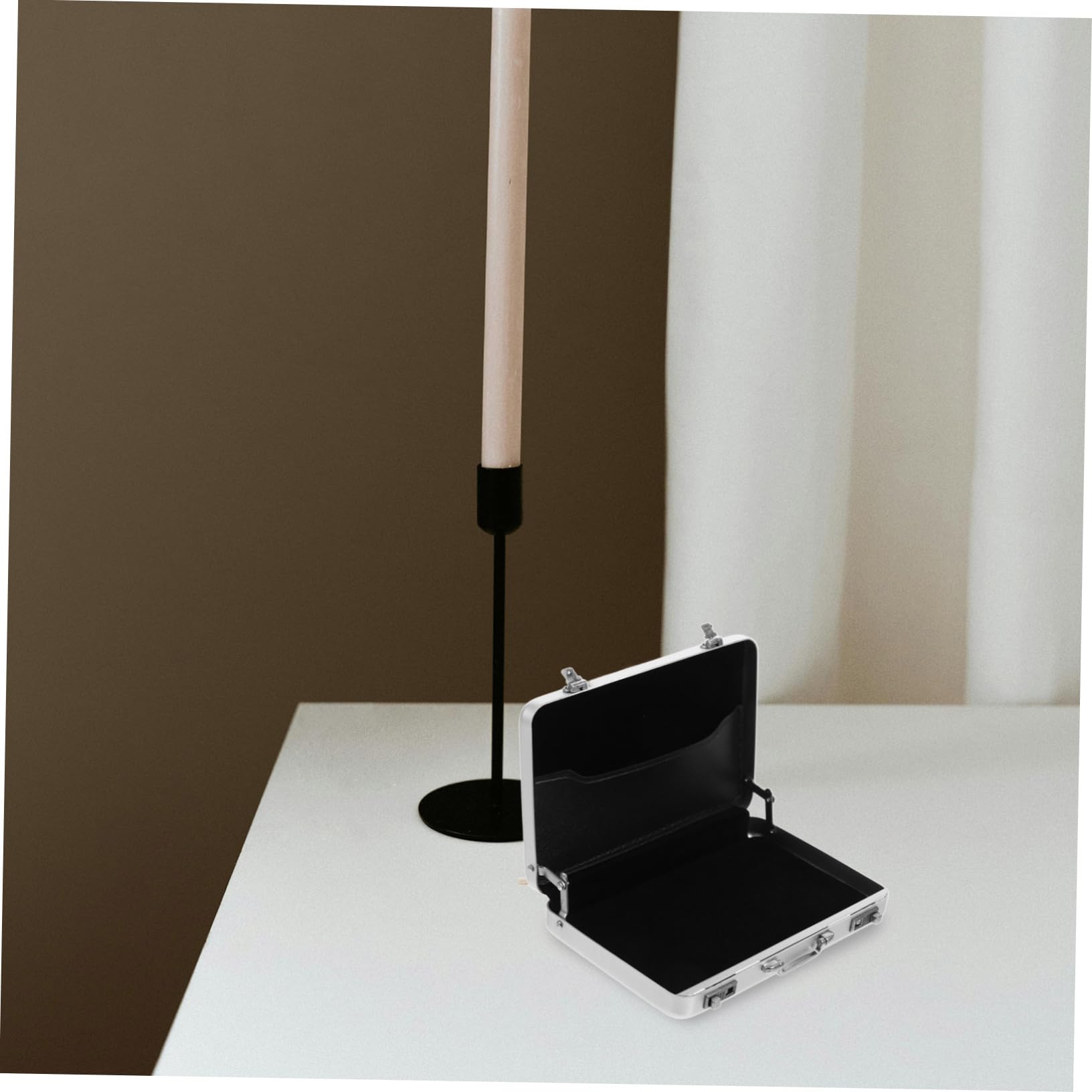 HOMSFOU 4 Stück Multifunktionale Kartenaufbewahrungsbox aus Tragbarer Kartenhalter für Visitenkarten und Id Karten und Robust für Reisen und Büro Design für Stilvolle Organisation