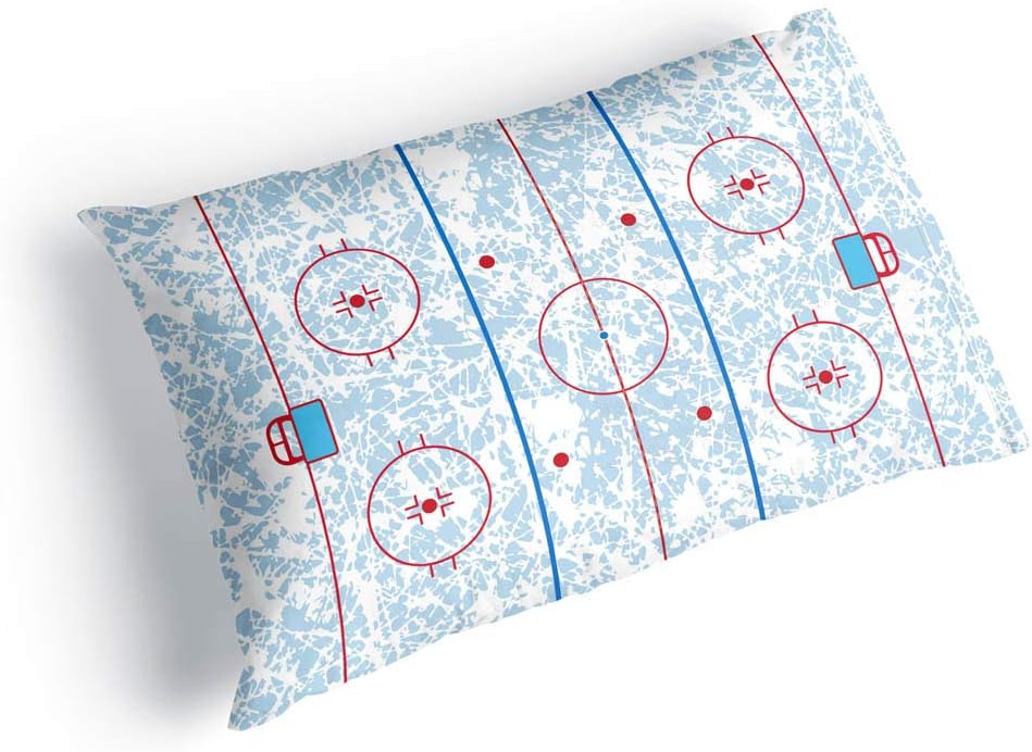 ChalkTalkSPORTS Hockey Rink Pillowcase Home Decor