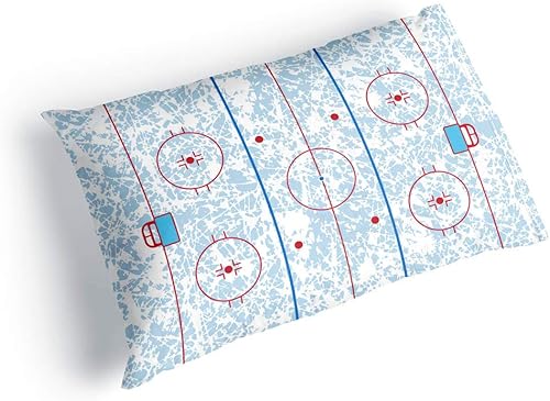 Miniatura 2 de Funda de almohada para pista de hockey  Funda de almohada de hockey para decoración del hogar