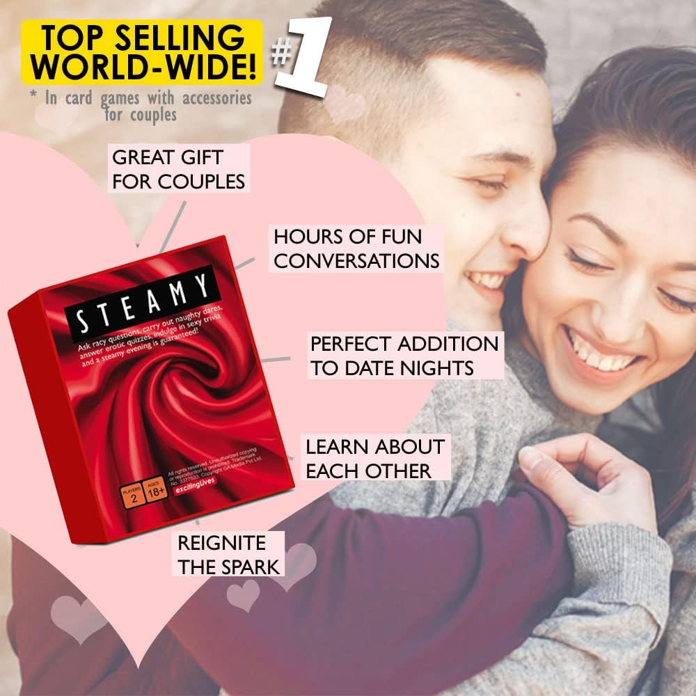 Steamy Romantic Conversation Game 250 Relationship Building Conversation Questions And Actions Starters Couples Games, Meaningful Card Game - Romantic Couples Strengthen Relationship Cards - Image 2