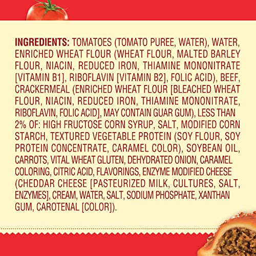 Chef Boyardee Overstuffed Beef Ravioli, 15 Oz, 12 Pack #TOP7