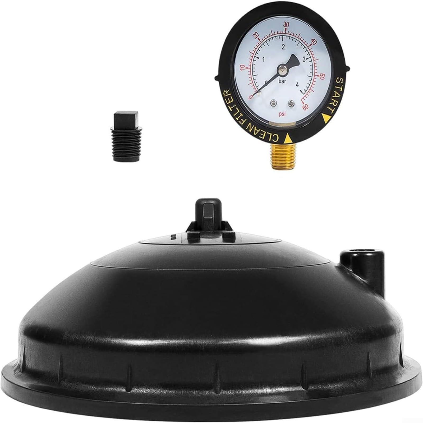 Ventiloberteil Komplettset für Paramount für pcc 2000, mit Manometer | PVC, Steel, Brass; Fits für pcc 2000, für cyclean; Hydro-powered, No Electricity; 2-12 Ports; Includes Pause Assembly