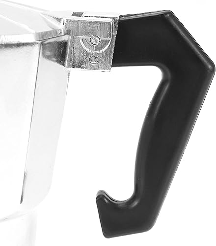 Miniatura 6 de 3/6/9/12 tazas de aluminio tipo italiano Moka Pot Espresso cafetera estufa uso en casa oficina caliente para gran sabor fuerte espresso (20.3 fl oz