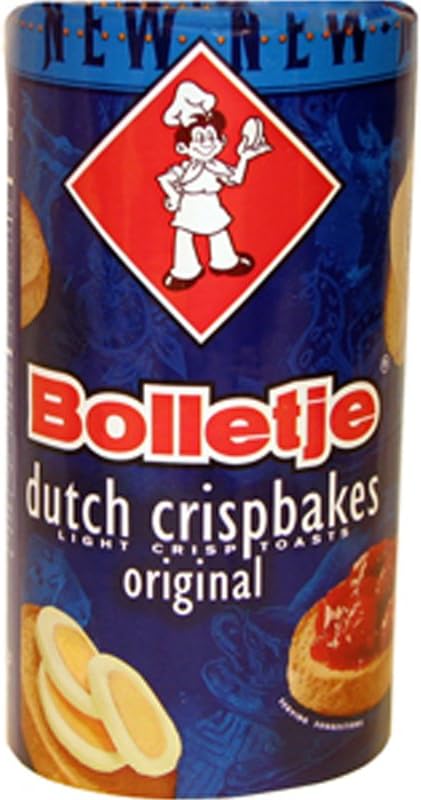 Dutch Cripbake Original (Light Crisp Toast) 3.5oz (Pack of 6)