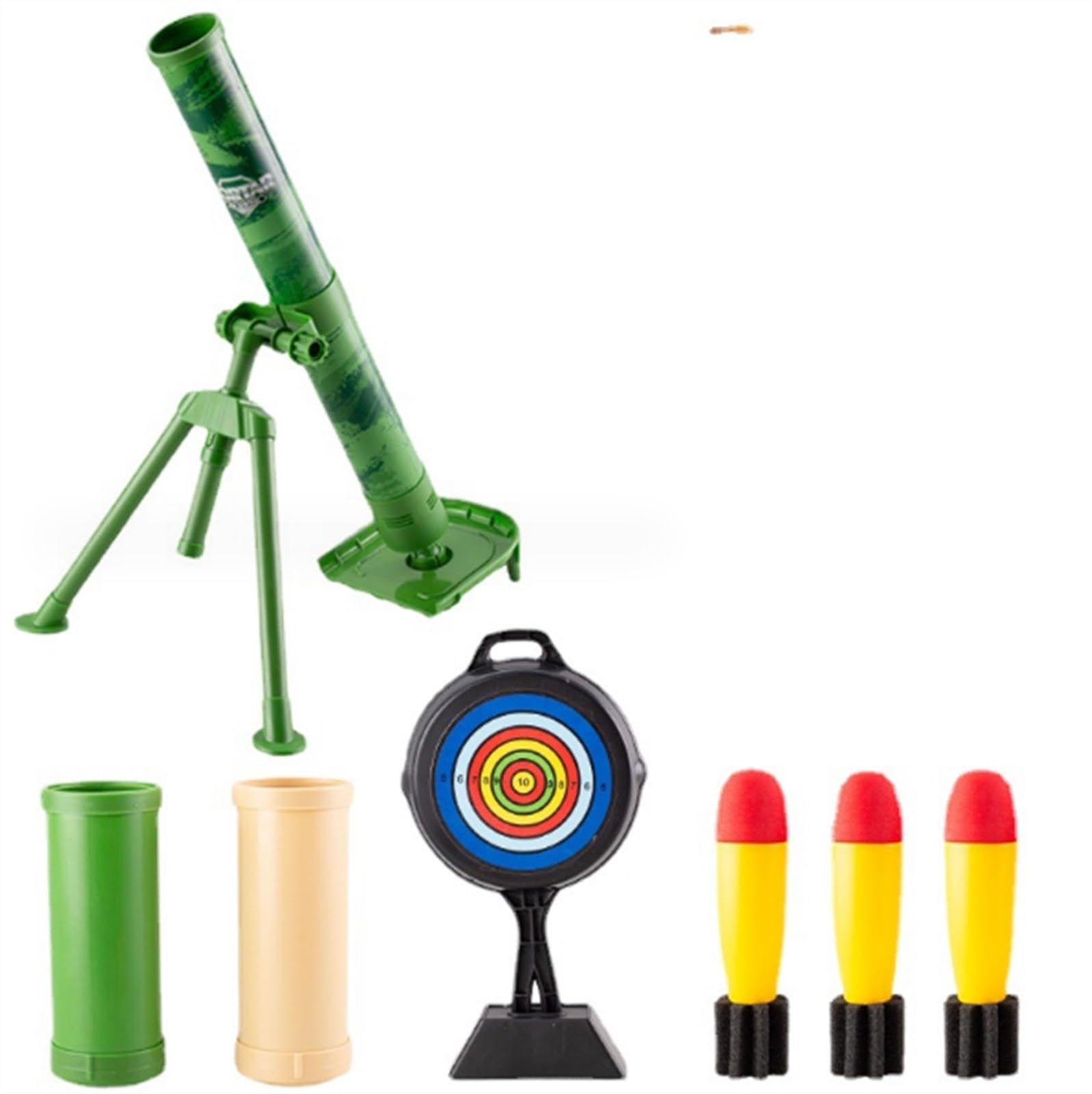 GDSCSKKS Children's Mortar Plastic Toys, Boy Launcher Toys, Gifts For Children Over Three Years Old(Green)