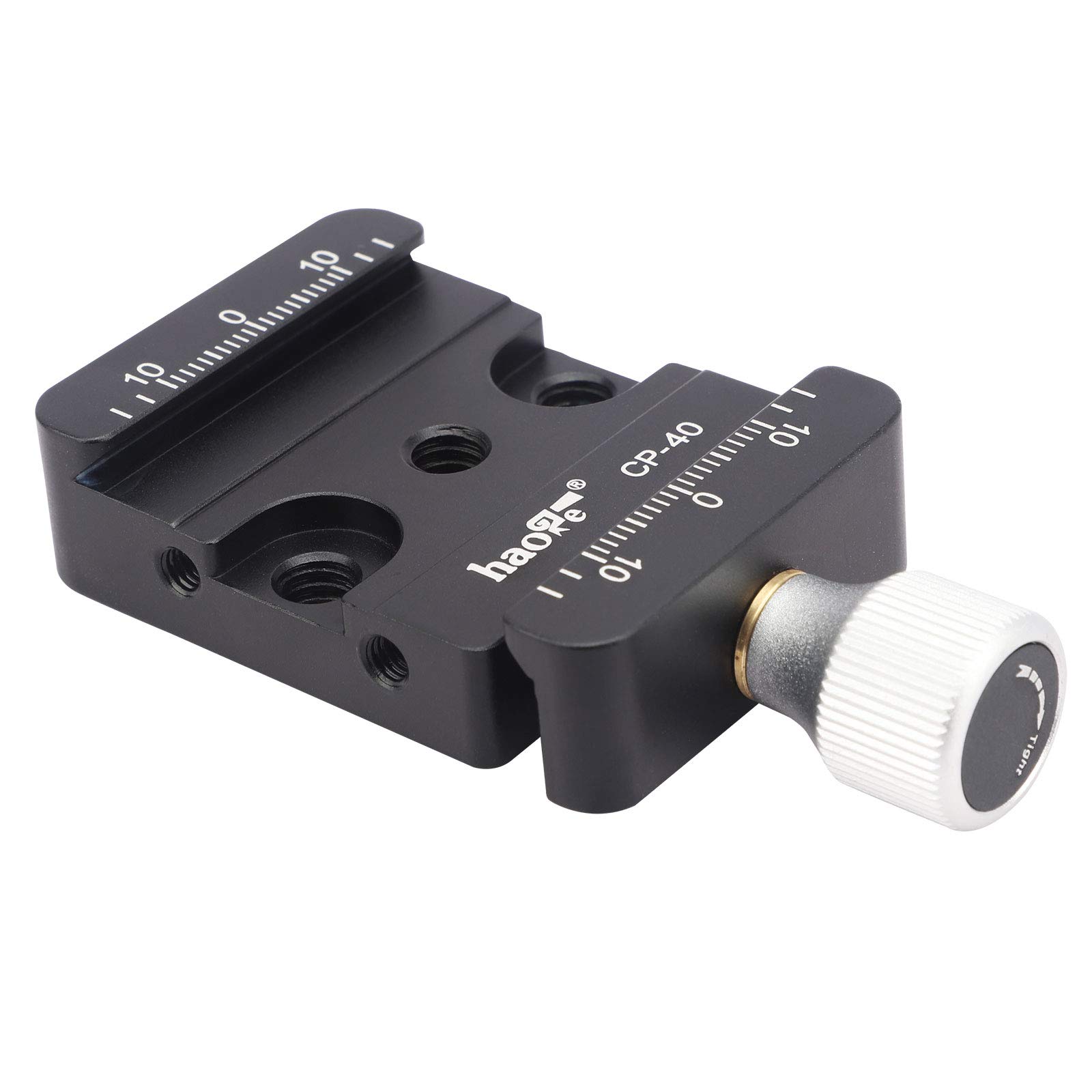 Haoge CP-40 Schnellspannklemme – Arca-Type Adapter Für Gimbal, Stativ & Kugelkopf (für DJI Ronin, ZHIYUN Crane, Manfrotto)