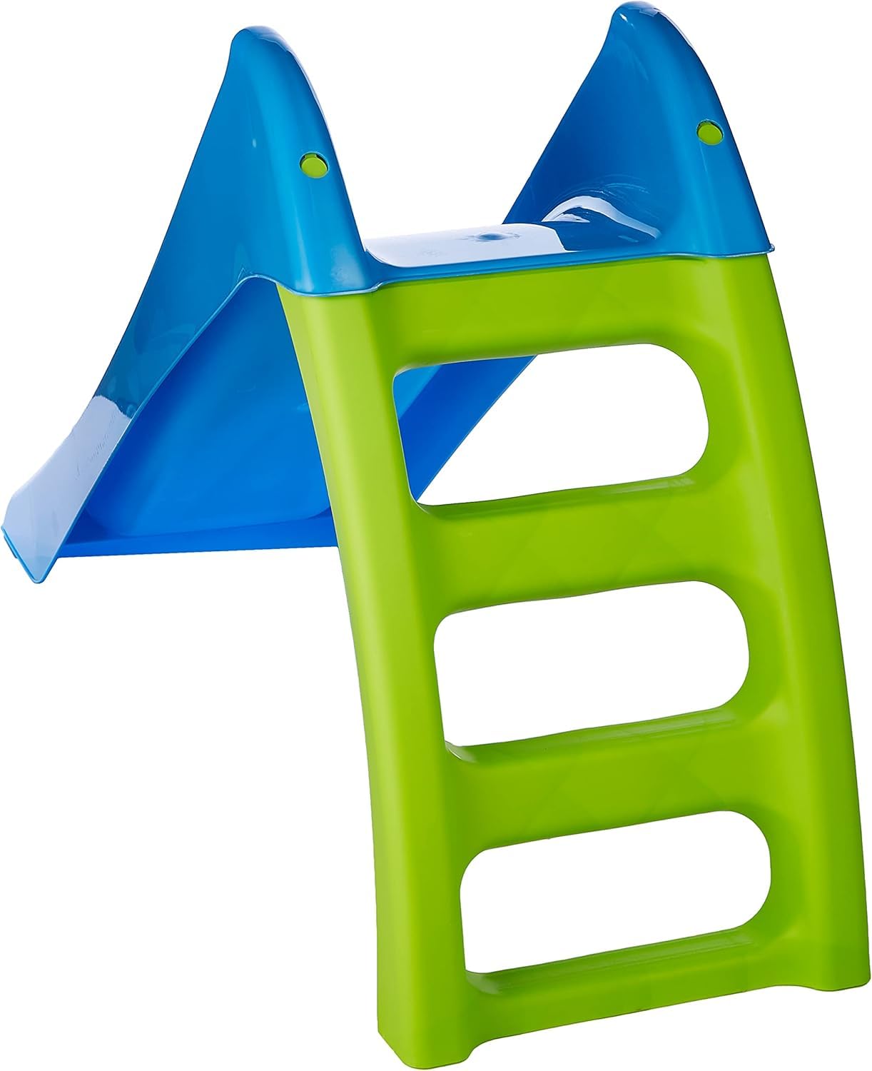 Scivolo Per Bambini Da Esterno 1 Anno Scivolo da giardino per bambini super resistente. Misure 116x36x62.5cm. Colore Verde e Azzurro