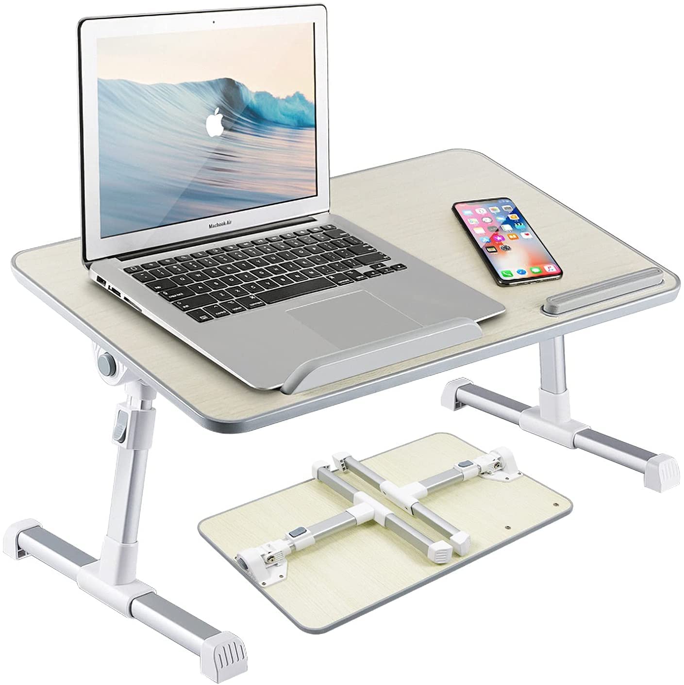 Buy Adjustable Laptop Desk for Bed Portable Standing Table with