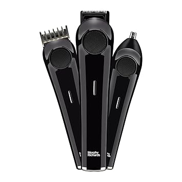 Morphy Richards Kingsman Elite | 3-in-1 Multipurpose for Men |Grooming Kit, Shaver, Nose & ear |USB Rechargeable | Stainless Steel Blades|Quick Charge|2-Yr Warranty|Gift for Him - image, photos