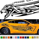 Falcon Tribal car Sticker car Vinyl Side Graphics wa34 car vinylgraphic Car Custom Stickers Decals 【8 Colors to Choose from】 Japan Quality Fast and Furious Lightning Car Styling