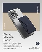 Vista 4 de MOFT Soporte Magnético de Cartera Compatible con iPhone 17/16/15/14/13/12 Series, Ajuste de Ángulo y Compatible con MagSafe Soporte de Teléfono Azul