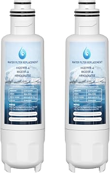 HX2019F-A HX2019FR-A Water Filter Replacement, Compatible With Hisense HRM260N6TSE, HRFD560SW, HRCD585BW, HRFD634BW, HRCD650BW, HRCD586TBWB and Mora MRM260N6TSE 2 Pack
