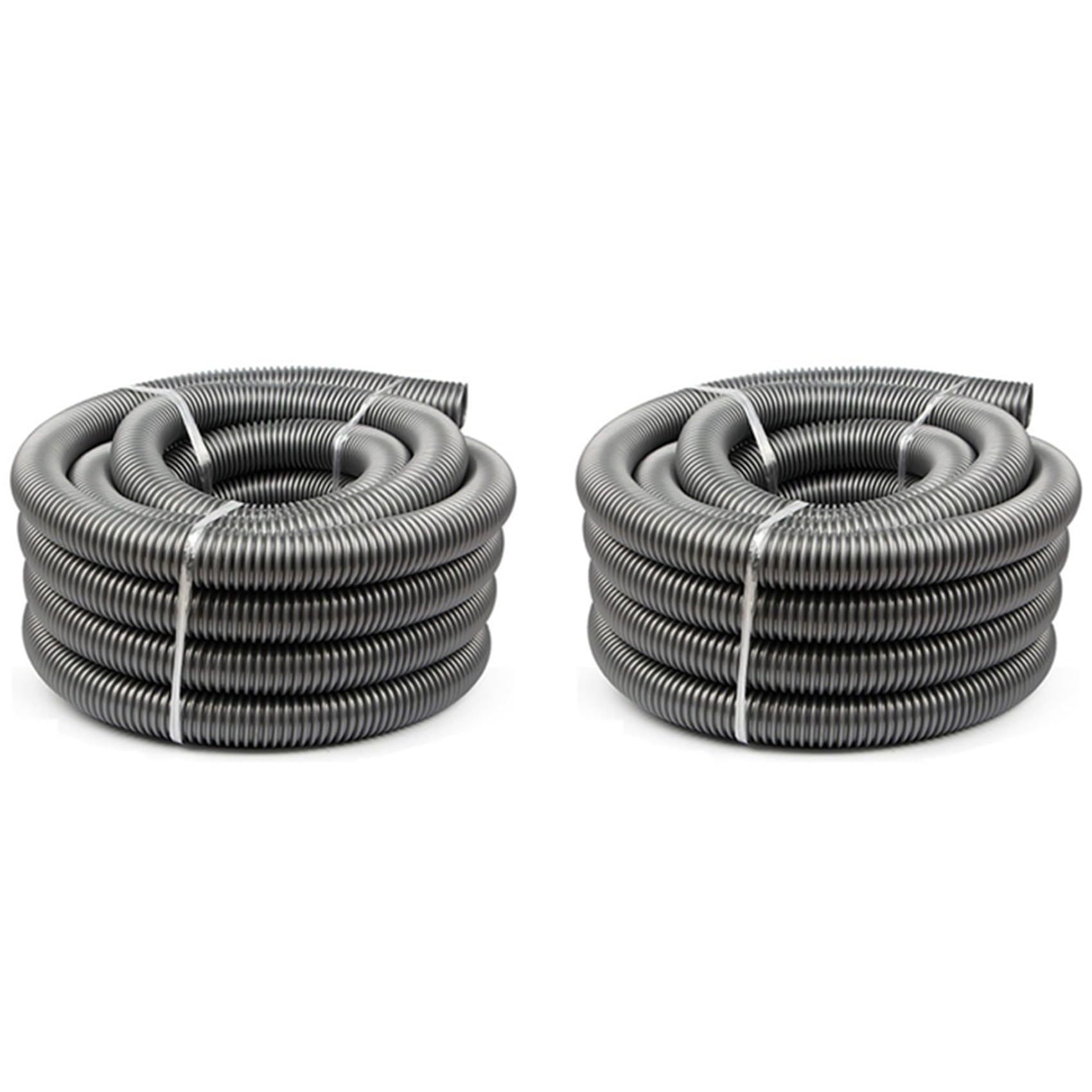Hndhbfgrt Gray 2X Inner 40Mm/Outer 48Mm Vacuum Cleaner Household Threaded Tube Pipe Bellows Industy Vacuum Cleaner Hose Bellows