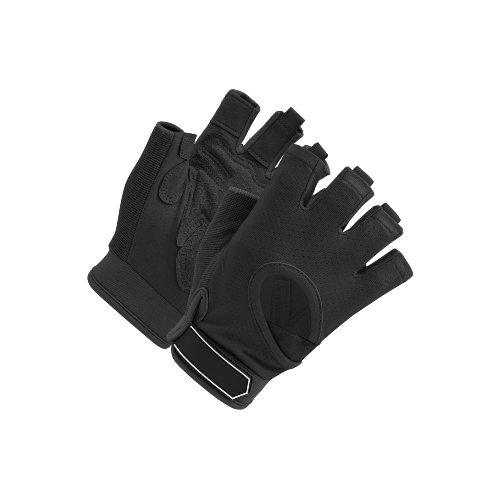Kalttoy Black 1Pair Durability Workout Gloves Exercise Mittens Sports Gloves Training For Gym Training And Outdoor Sports Cycling With Antislip Grip