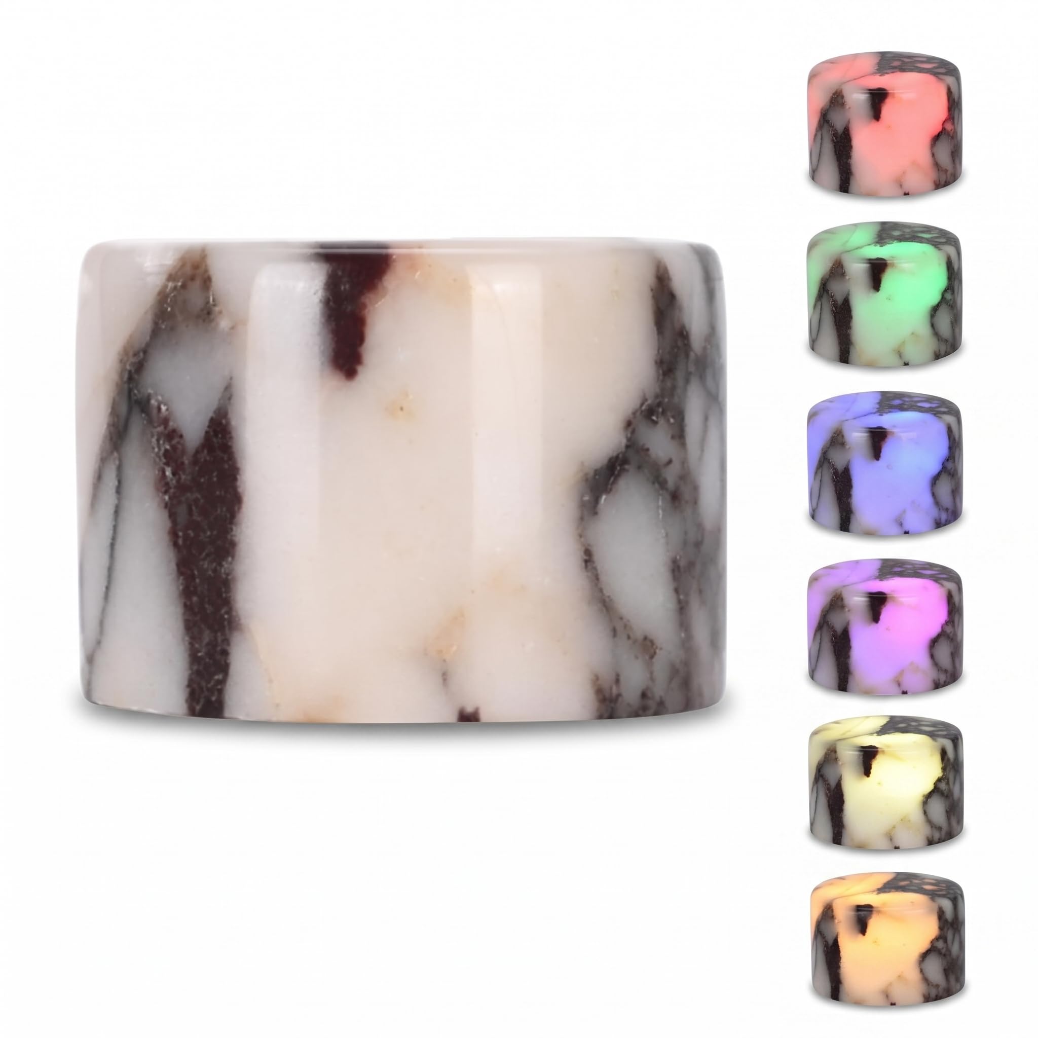 Marble Touch Lamp Night Light,Natural Marble Bedside Lamp
