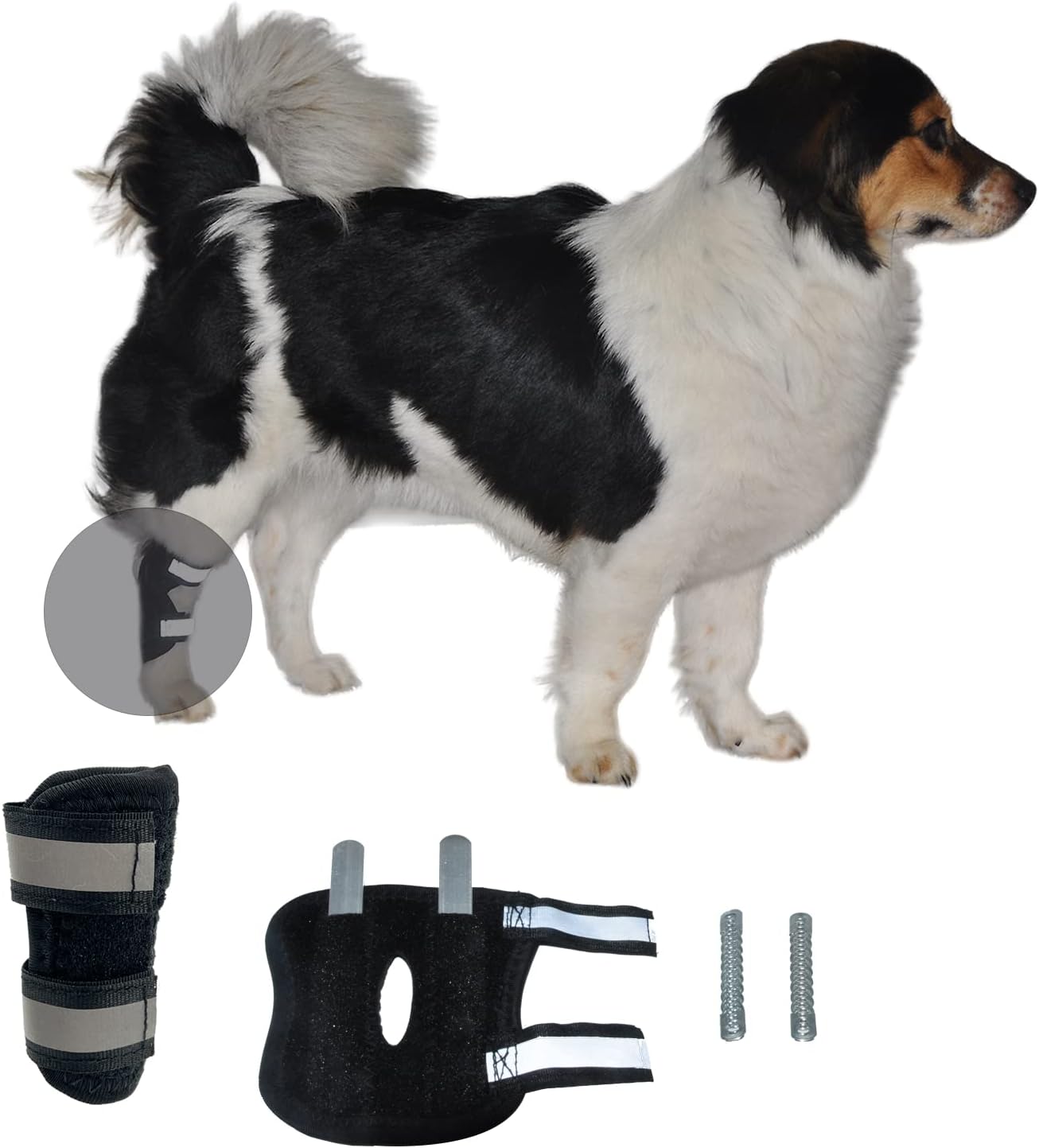 Dog Leg Brace, Pair of Dog Canine Leg Wrap Front Leg