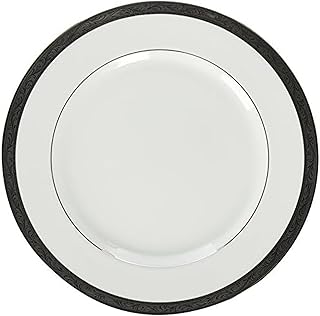 Mikasa Crown Jewel Platinum Dinner Plate, Silver