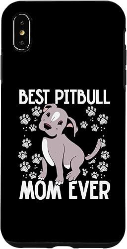 Funda Pitbull para iPhone XS Max Pit Bull Dog para papá y mamá Pitbull
