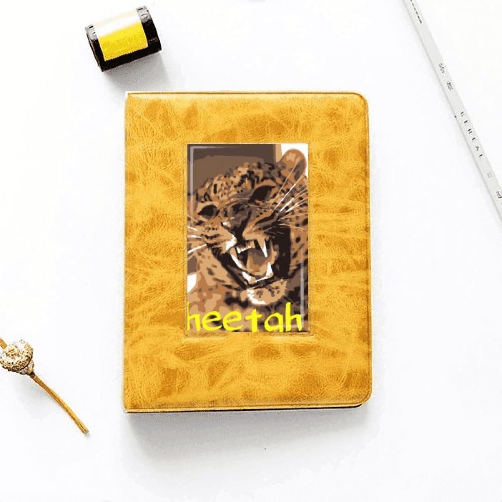 no/no Indian Feline Cheetah Animal Photo Album Family Wedding Picture 4x6