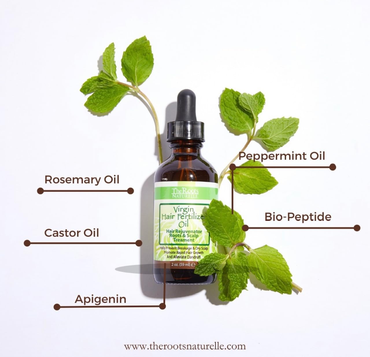 Virgin Hair Fertilizer For Healthy Hair And Edge Regrowth, For Natural and Relaxed Hair (Growth Combo)