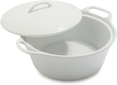Sur La Table Porcelain Cocotte, 2.75 qt, White