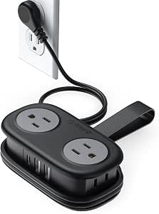ORICO Cruise Approved Travel Power Strip, 4FT Wrap-Around Extension Cord