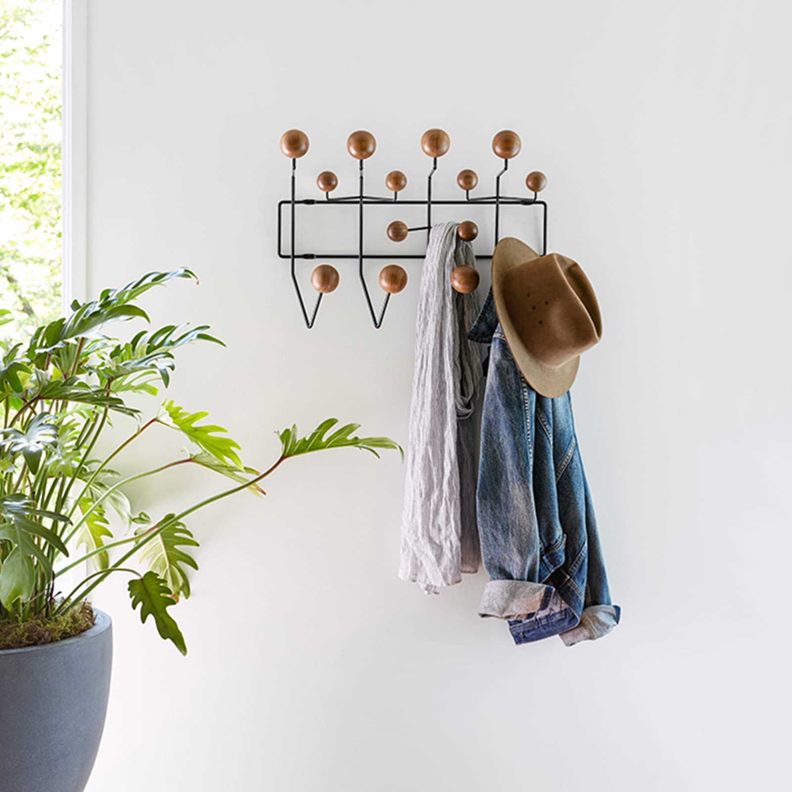 Perchero infantil montado en la pared | Gancho de pared para mochila, toalla y abrigo | Perfecto para dormitorios infantiles, salas de juegos y baños