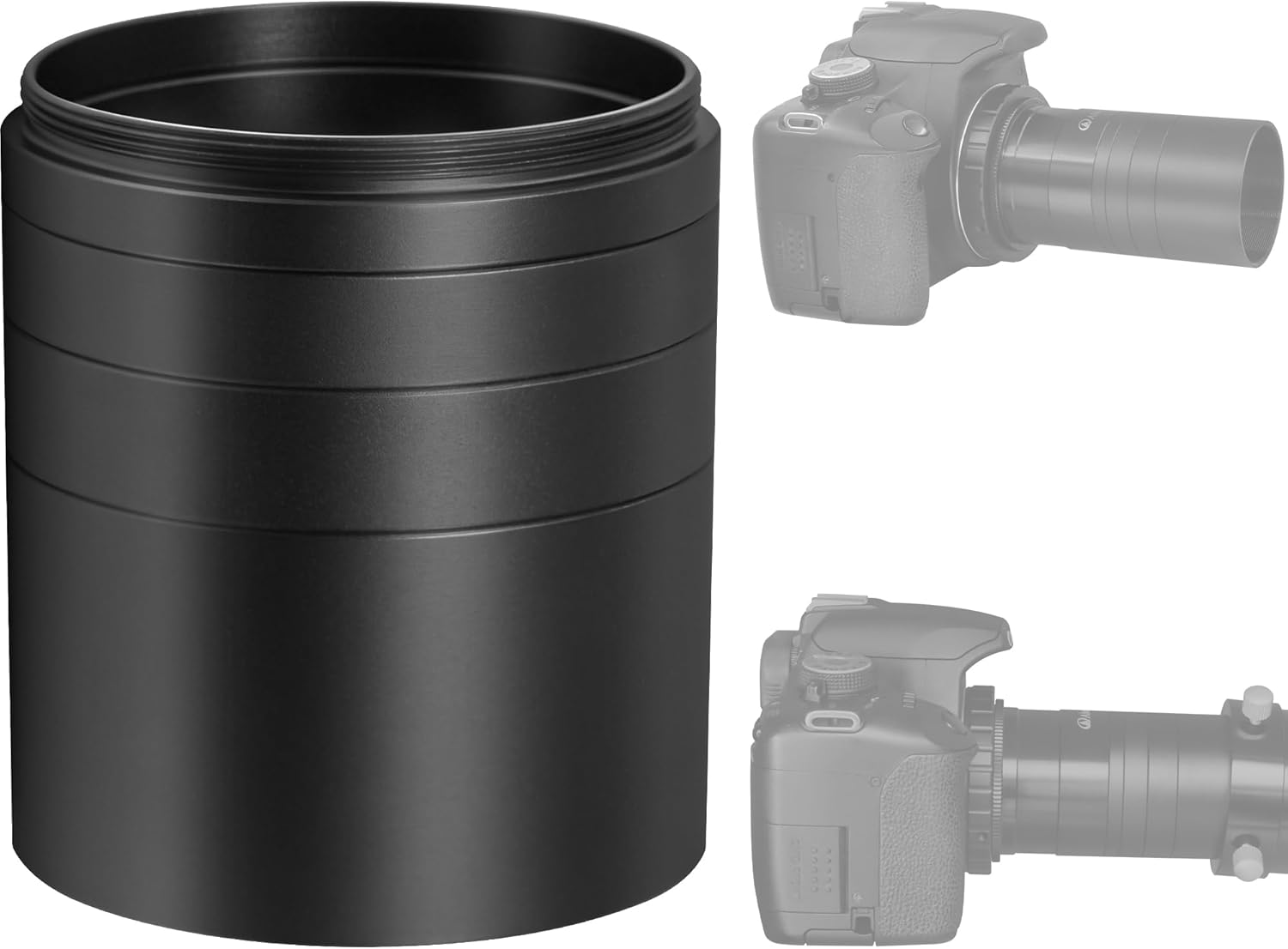 Alstar Astronomical 2"/M48-extension Tube Kit for Cameras and eyepieces - Length 5mm 8mm 10mm 30mm - M48x0.75 on Both Sides
