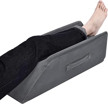 Leg Elevation Pillow,Velvet Leg Pillows for Broken Foot, Good for Leg Pain, Leg Wedge Pillow for Foot Rest, Washable Cover