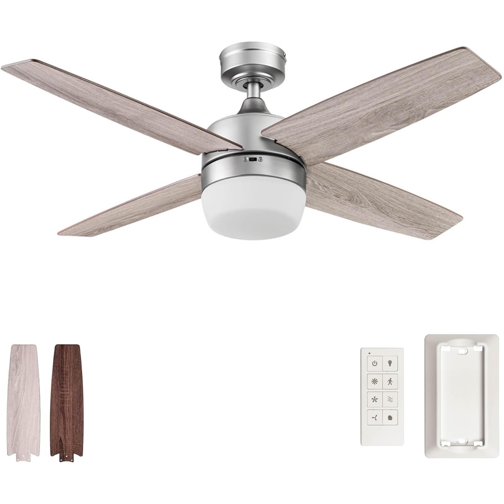 Prominence Home Atlas 44 Inch Modern Indoor LED Ceiling Fan