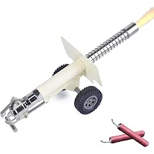 Mini Cannon Exquisite Realistic Firecracker Cannon Model with Spring Recoils Mechanism, Great for Desktop Decor, Outdoor Games and Collector Present