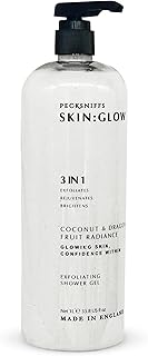 Pecksniff's Coconut & Dragon Fruit Radiance Exfoliating Shower Gel | 1000 ml / 33.80 Fl Oz