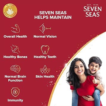 Seven Seas Cod Liver Fish Oil 500 Capsules