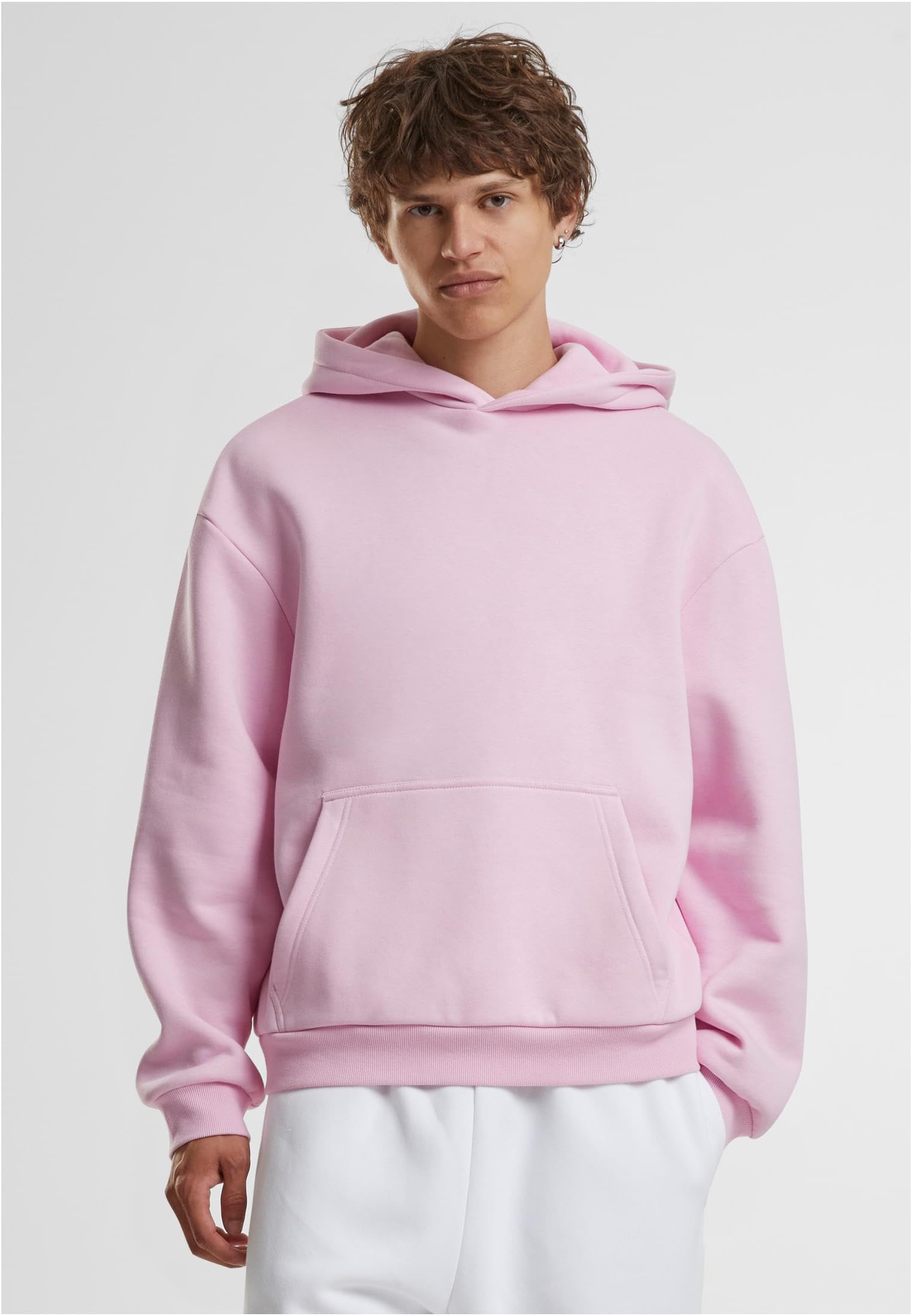 Build Your Brand By284-fluffy Hoody Hooded Sweatshirt Hombre (Pack de 1)