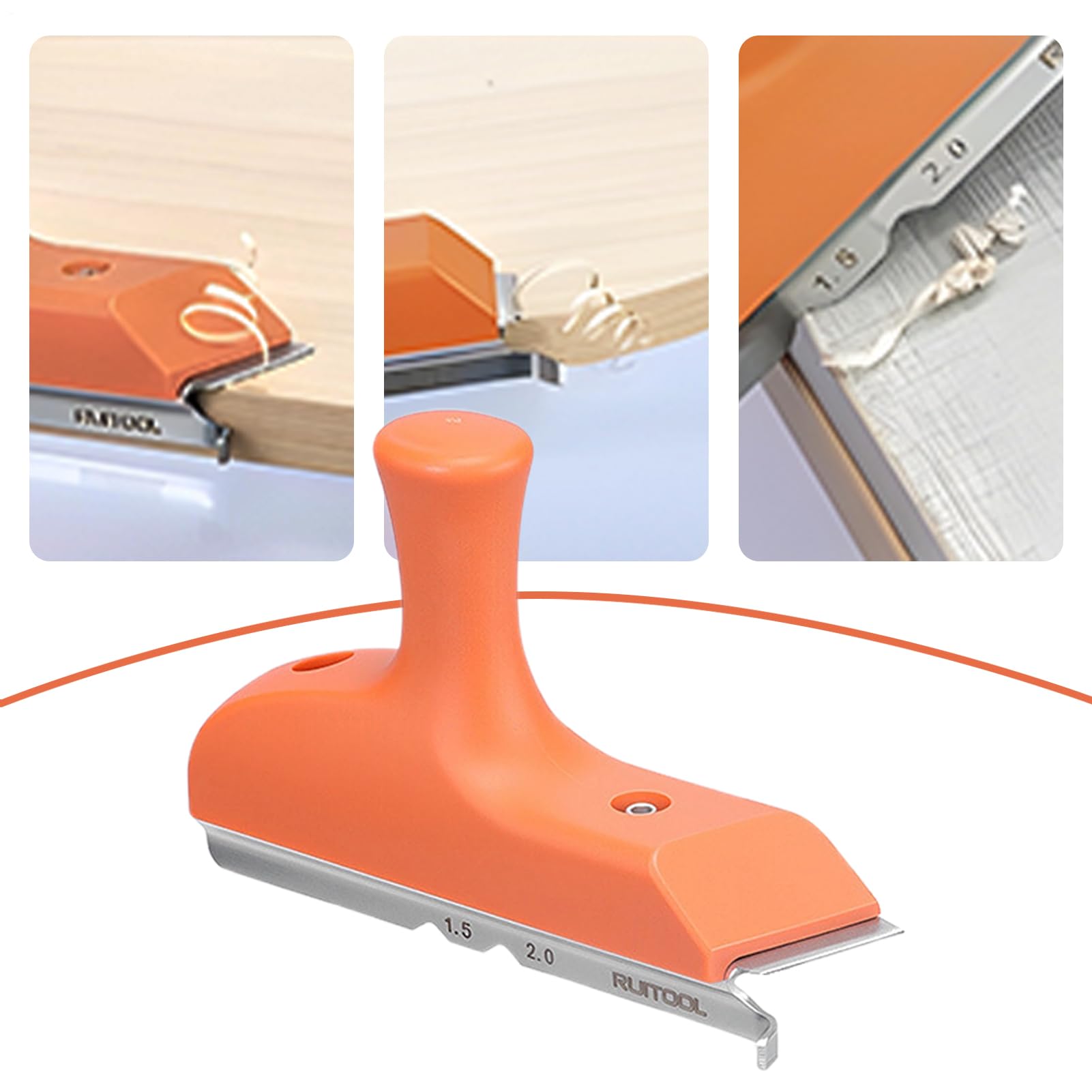 Herramientas para Cantos,Recortador Multifuncional para Madera - Cortadora Multifuncional de Cantos para Suelos, Muebles, Carpintería y Talleres