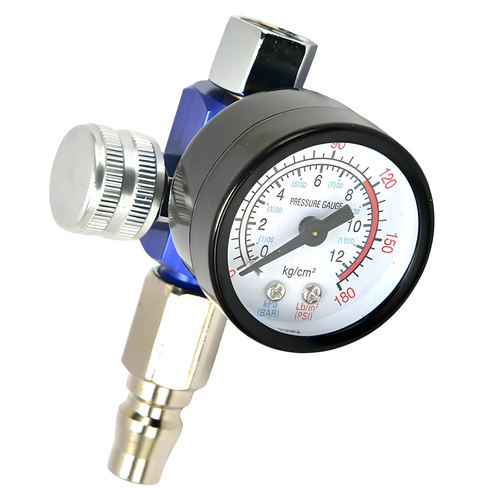 Precisely Paint Sprayer Tool Regulator 180PSI Adjustable Airflows Control Sturdy Metal Design for Consistent Sprayer Paint Sprinkle Regulator