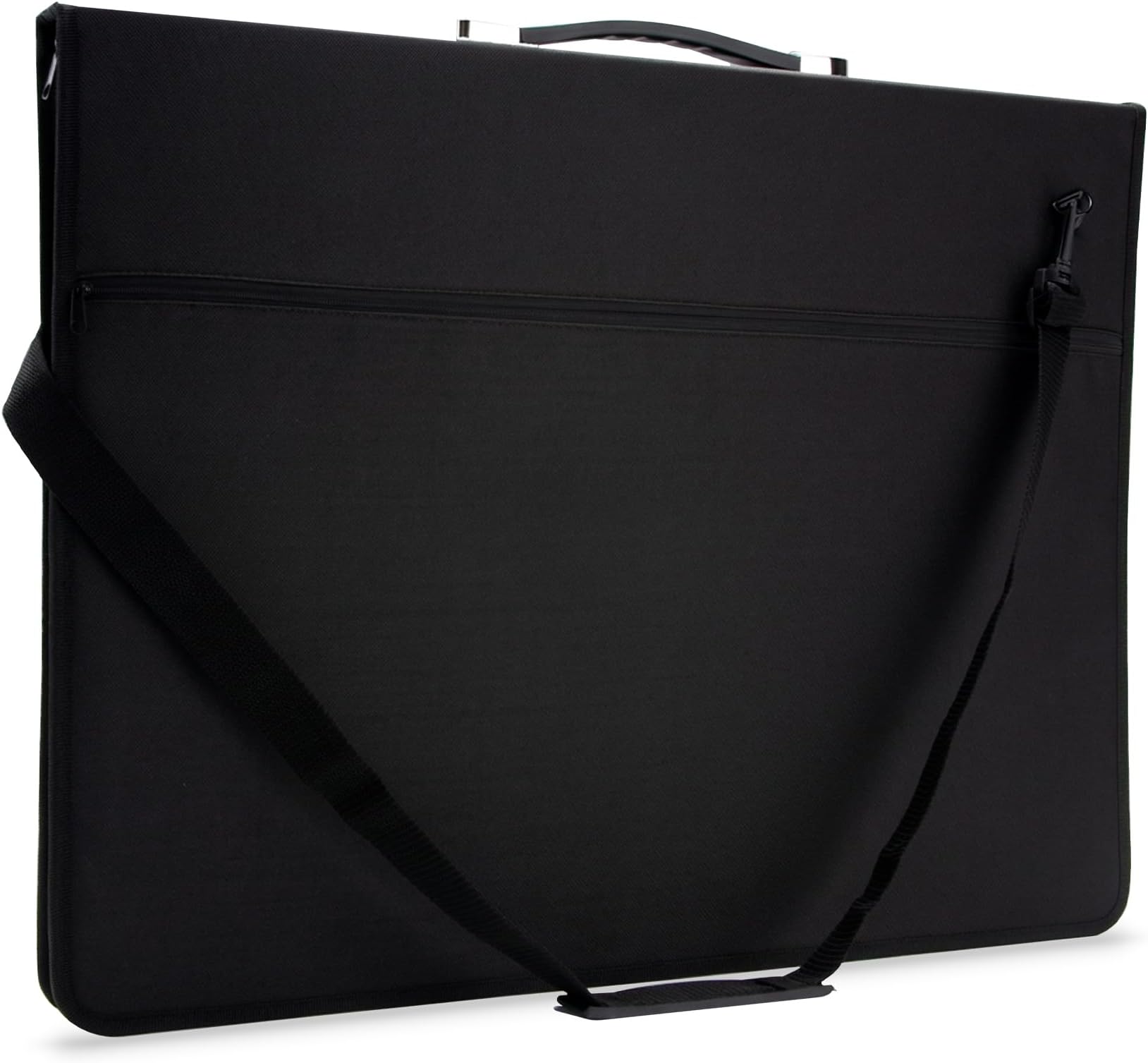 Elements A2 Artist Portfolio Case - Art Presentation Storage Bag Weather-Resistant Supply Portfolio with Shoulder Strap for Students and Professional Artists - (A2 24.4"x17.7"x1.7", Black)