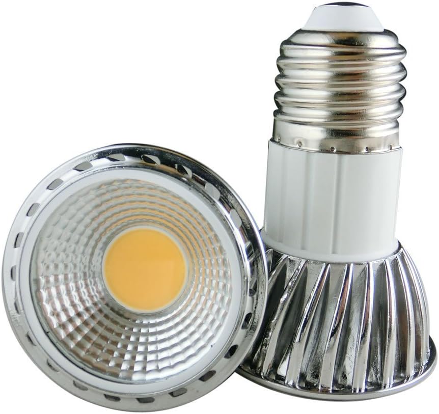 ELEDISON 2-Pack JDR E27 LED Spot 5W Light Bulb (50W Halogen Bulb Equivalent) Not Dimmable 230V AC Kitcehn Range Hood Bulb Cool White 6000K