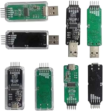 WCH Link DovvnIoad Debugger RISC - V Framework MCU Oonline Debugging SWD InteRIFace Chip Programming with LED Indicator Light 3V/5V