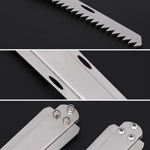 Miniatura 5 de Cortador de malezas acuáticas para lagos y estanques, maquinilla de afeitar plegable de acero inoxidable para eliminar plantas acuáticas, rastrillo