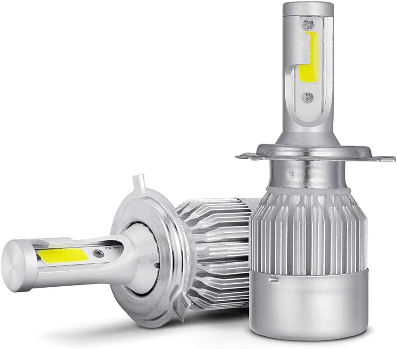 Oshotto C6 H4 Light Bulb 36W LED Car Headlight Conversion Kit for Cars 3800LM (White) (Set of 2)