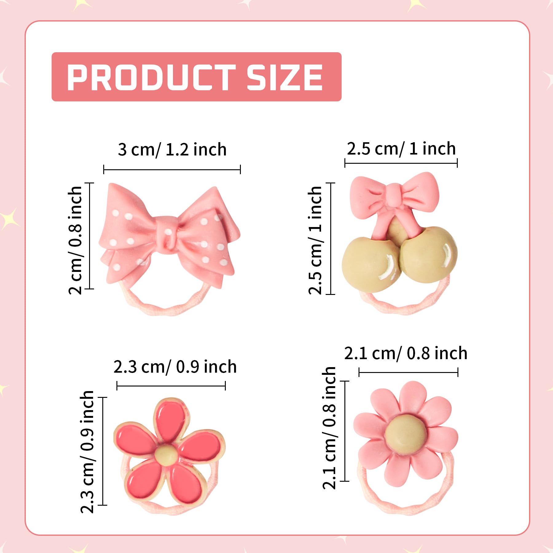 RAORAOYUE 20 pcs Cute Puppy Dog Bowknot Hair Bow, Bulk With Rubber Bands Holiday Daily Yorkie Dog Hair Accessories - Image 2