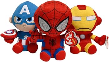 Amazon.co.jp: マーベル MARVEL ty キャプテンアメリカ ぬいぐるみ