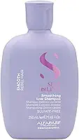 Alfaparf Milano Semi Di Lino Smooth Shampoo – Para cabelos com frizz – Efeito liso e sem frizz - Sem Sulfato – Fórmula Vegana – Controla, hidrata e alisa os cabelos – Qualidade profissional de salão 250ml
