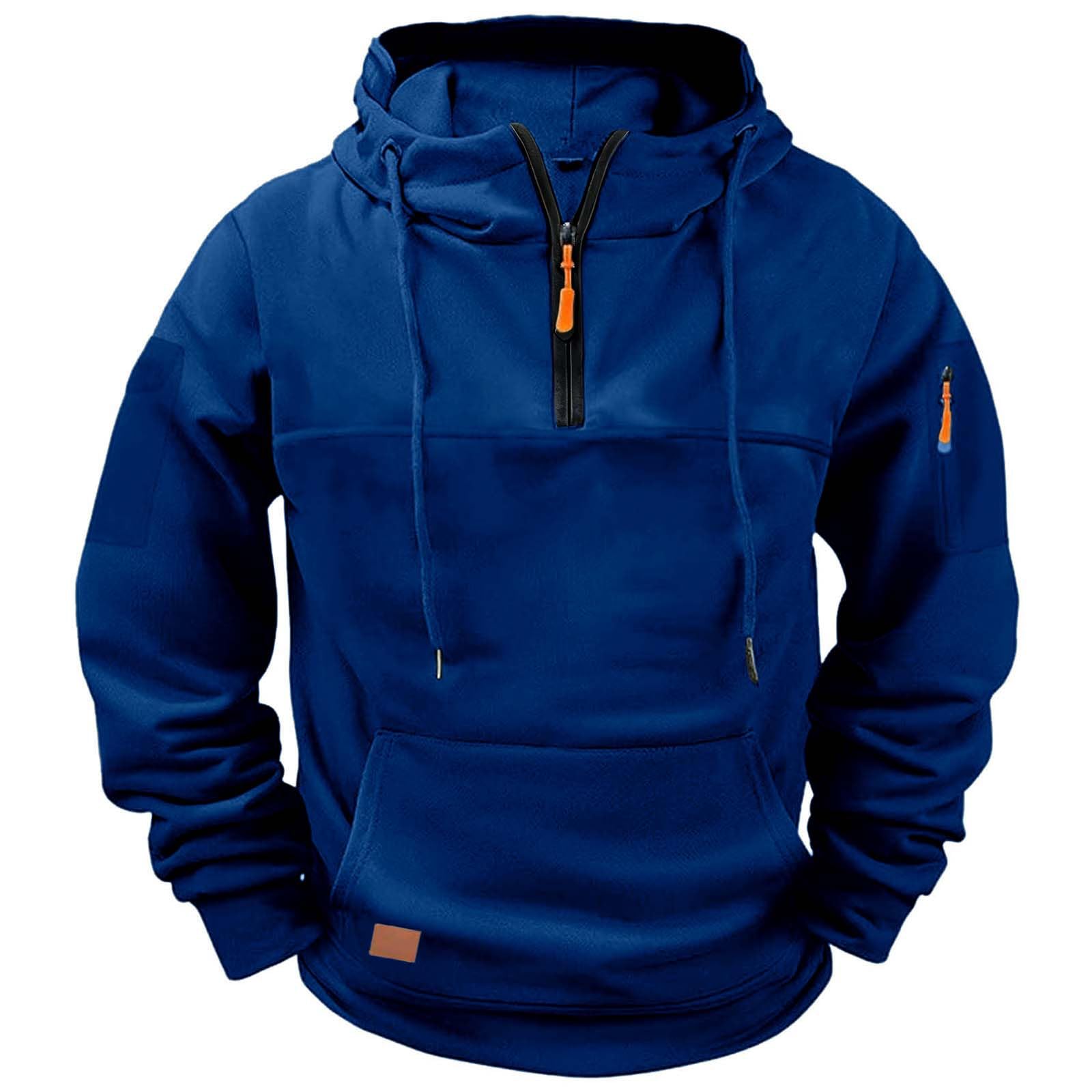 Huytertdr Men's Blue Work Jumpers For