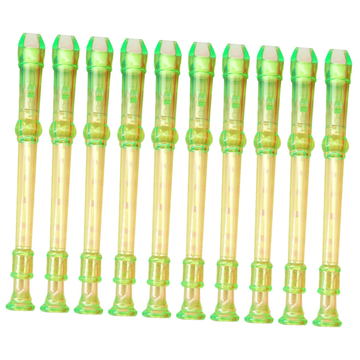 NULYLU Educational Boys and Girls Clarinet 6 Hole Wind Instrument Beginner Recorder Flute Boys and Girls Instrument Set Material Perfect for Early Music Learning Random Color