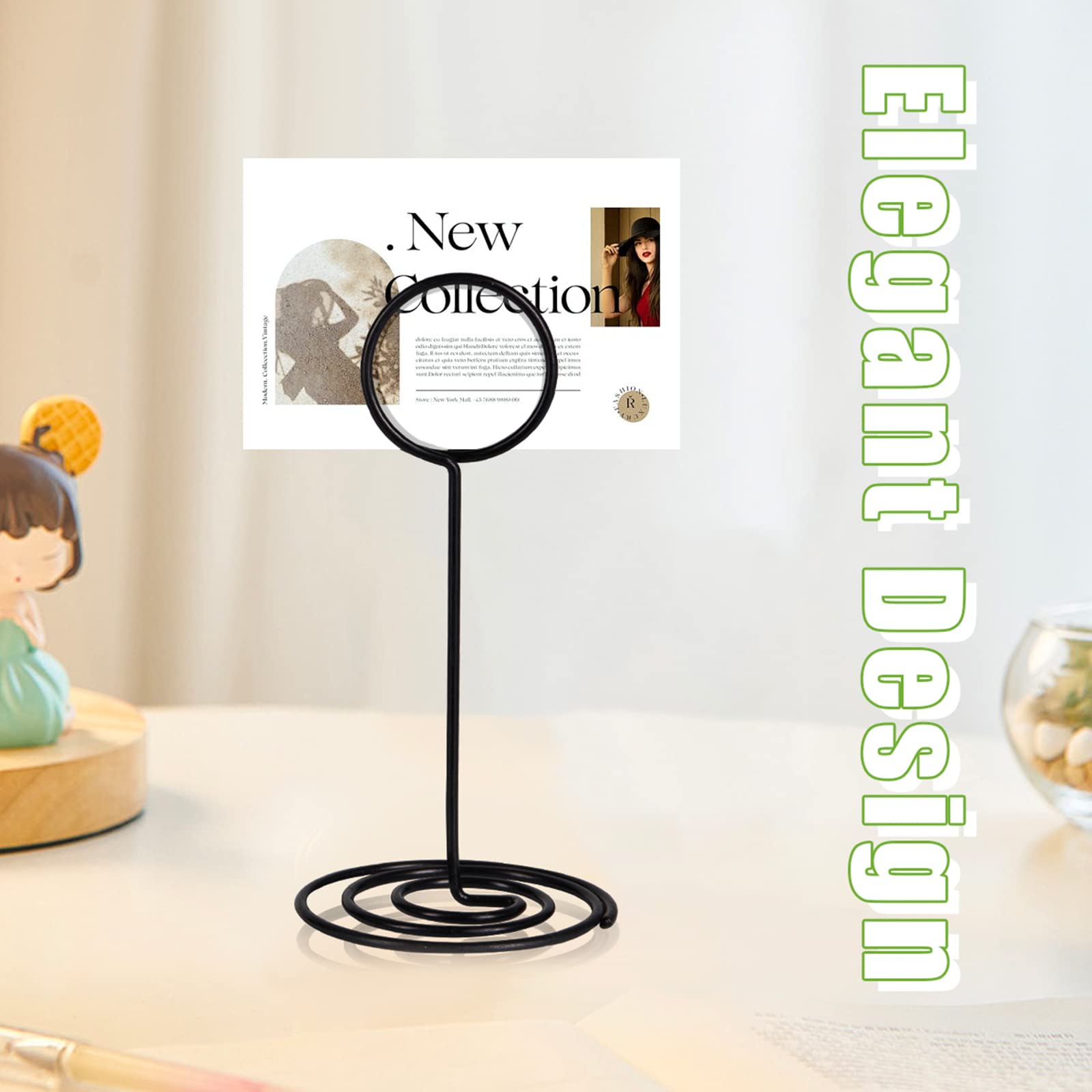 Amazon.co.jp: テーブル番号ホルダー シンプルなシルバー テーブル
