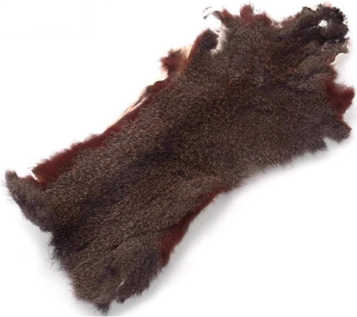 2pcs Fly Fishing Squirrel Fur Whole Squirrel Skin Natural Thick Hair Zonker Strip Nymphs Lure Fly Tying Dubbing Materials