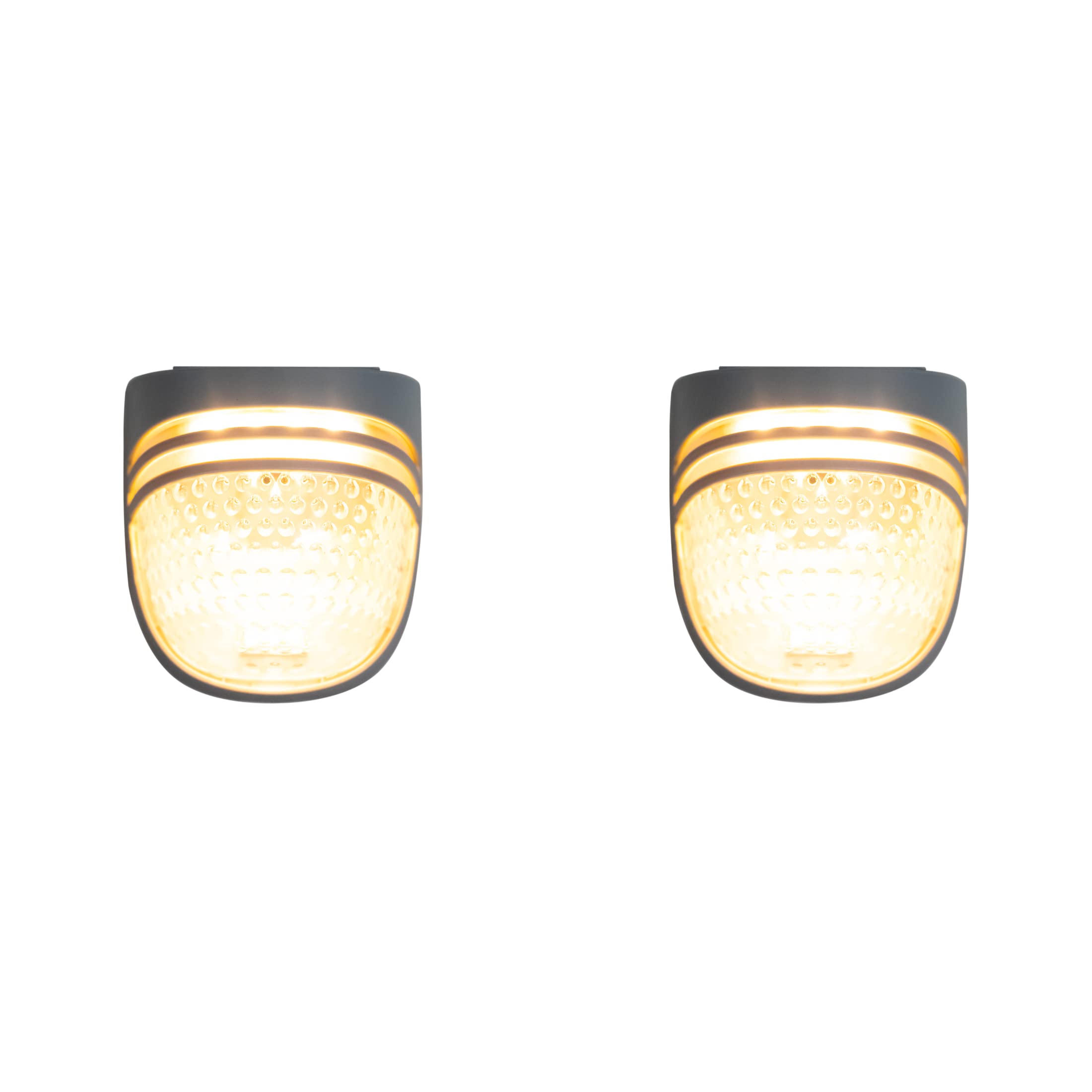 Vego garden Solar Garden Lights with Auto Sensors Magnetize Securely to Beds, IPX4 Waterproof Outdoor LED Light for Patio & Yard 2 Pack