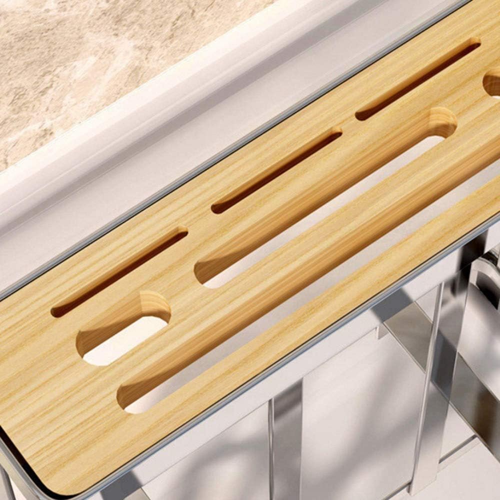 Stainless Steel Desktop Rack Kitchen Vegetable Sticky Board Multi-function Put Tool Chopsticks Household Supplies Storage Shelf